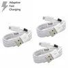 Snelle Quick Charge 1.2 M 4FT Micro USB-kabel Wit Zwart Kabels voor Samsung Galaxy S6 S7 EDGE S3 S4 OPMERKING 2 4 HTC LG