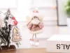 pendurando enfeites boneca Elk rena da árvore de Natal Decoração Pingente de Santa Snowman Cláusula de pelúcia Xmas Home Decor