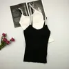 Elegante vrouwen casual tank tops zomer dames geen stalen ring geïntegreerd met borstkussen vest bottoming shirt casual mouwloze top