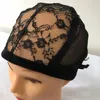 Bonnet de perruque pour la confection de perruques avec sangle réglable à l'arrière bonnet de tissage taille bonnets de perruque sans colle bonne qualité Hair Net Black