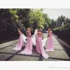 2019 Schulterfreies Brautjungfernkleid, elegantes A-Linie-Chiffon-Kleid für Trauzeugin, Hochzeitsgast, Übergröße