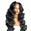 Perruque Lace Front Wig Loose Wave brésilienne Remy, cheveux naturels, pre-plucked, 8a, Deep Part, 13x4, perruque Lace Front Wig