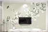 Papier peint mural personnalisé 3D bois soft bois jardin paysage luxe papier peint hôtel hotel salon de toile de fond de toile de toile de fond de pare-toile de pared 3D 3D