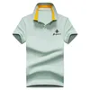 Verano camisa de los hombres de algodón de color sólido ocasional respirable Poloshirt camiseta de los hombres de golf de tenis Ropa Nueva