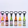 Retro Personality Mini Bottle Opener Refrigerator Magnetic Patch Corkscrew Home Furnishing Beer Creative Openers Kitchen Tools