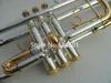 Самые продаваемые Труба C Tone C180SML-239 Silver Brass Key Top Музыкальный инструмент с футляром рупором Бесплатная доставка