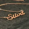 Elke gepersonaliseerde naam ketting legering hanger Alison lettertype fascinerende hanger aangepaste naam ketting gepersonaliseerde ketting T1907022058