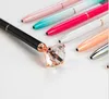 Girl Fashion Crystal Ball Pens Ballpen grande diamante canetas esferográficas Canetas Para Papelaria Escolar Escritório G639