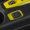 Chevrolet Camaro 17+ 4PCSのためのABSイエローギア位置パネルの内部キットの装飾