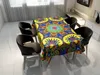 Cotton Tablecloth Mandala Decor Printing Table Cloth Dining Room Kitchen Rectangular Table Cover fot Party Christmas Wedding