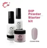 28g Dip Starter Kit BaseTop 2 in 1 No Lamp Cure Gel Activator Clear Pink Nail Dip Natural Dry Nail Salon3257326