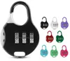 3 haneli numara kombinasyon şifresi kilit çinko alaşım güvenlik bavul bagaj kodlanmış dolap dolabı mini soyunma anahtarlı asma kilit renkli