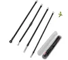 Extractor de espinillas Eliminador de manchas de acné Comedone Needles Set Black Spots Pore Face Clean Cleanser Tool con caja de embalaje