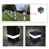 25x25 Solar Fence Post Cap Light Square Solar Powered Pillar Light For Wrought Iron Fencing Front Yard Backyards Gate Landscapin1258042