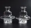 Quality Riptide Turbine Carb Cap Clear Borosilicate Glass Spin Cyclone Riptide Carb Cap fit Quartz Banger with Terp Pearls for Bong Dab Rigs