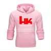 2019 Fshion sweat à capuche pour hommes HK Heckler Koch armes à feu sans compromis homme pré-coton sweats à capuche couleur hommes veste cou Sweatshirts1