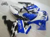 Gratis Custom Fairing Kit för Kawasaki Ninja ZX7R 96 97 98 99 00 01 02 03 Blue Motorcycle Fairings Set ZX-7R 1996-2003