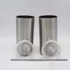 15oz 20oz 30 oz paslanmaz çelik sıska tumbler düz bardak klasik yalıtılmış bardaklar, kapak ve saman ile soğuk ve sıcak içecekler için mühürlenmiş