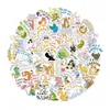 Waterdichte Super Cute Cartoon Dier Stickers voor Auto Laptop Telefoon Pad Fiets Decal Kids Gift Tiger Elephant Lion