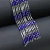 Fashion-armband silverpläterade kedja smycken länk kristall armband kedja armband armband