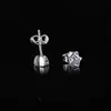 Squisiti pentagrammi CZ orecchini a bottone con diamanti per gioielli Pandora con scatola originale orecchini lucidi per ragazze regalo di festa