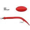 10 0 Eel Hooks 145mm Gummi Makk Eel Lures 6Pcs with Rubber Tube Bass Cod Norwegen Sea Boat Wreck Fishing252o