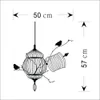 Aves de gaiola galho de árvore adesivo de parede moderna vinil criativo / home da parede removível impermeabilização ZY8231 decalque