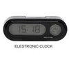 Portable 2 in 1 Car Digital LCD Clock & Temperature Display Auto Dashboard Clocks Backlight Electronic Screen Clock with Battery