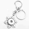 Wings Owl Butterfly Christmas Tree Snow flake Love snap button jewelry Keyring keychain key chain (fit 18mm snaps 20mm )