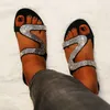 Scarpe estive sandali da donna pantofole bling moda scarpe da donna sandali appartamenti sandali gladiatore scarpe da spiaggia da donna femminili