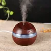 High Quality Ultrasonic Air Humidifier Aroma Essential Oil Diffuser for Home Car USB Fogger Mist Creative Wooden Humidifier