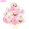 QIFU – fournitures de fête licorne, décorations d'anniversaire, fête prénatale pour fille, licorne