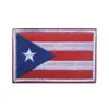 국기 자수 패치 미국 국기 푸에르토 리코 자메이카 베네수엘라 플래그 배지 붕대 패치 의류 배낭 8 * 5 cm