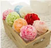 Искусственные цветы головы Headrangea Peony Flowers Heads Silk Artificial Flowers Wall для свадебного украшения фоновая Wall257b