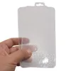 Veerkrachtige lege doos Plastic Case voor Mobiele Telefoon Gehemde Glas Beschermende Film Detailhandel Groothandel