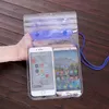 Universal Mobile Phone Waterproof Swimming Pouch Case Clear PVC Sealed Underwater Cell Phone Protect Bags With Strap VT11441