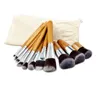 11-teiliges Make-up-Pinsel-Set mit Bambusgriff, Foundation, Augen-Make-up-Pinsel-Set, Pincéis de Maquiagem-Set