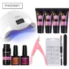 Zestaw do manicure Zestaw do paznokci 48W Lampa suszarka do górnej części bazy półprzestrzeni wszystkie do manicure Narzędzia Gel Lakier doil Art Set1