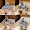 Luxury Female Big Ring Set Fashion 925 Silver Love Bridal Promise Engagement Ring Vintage Diamond Rings For Women2703