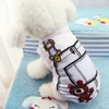 Hoomall coton T-Shirt gilet vêtements vêtements pour chiens chiot gilet Teddy petit chien vêtements petit moyen grand chien accessoires pour animaux de compagnie279R