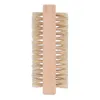 Wood Nail Brush Two-sided Natural Boar Bristles Wooden Manicure Nail Brush Hand Cleansing Brushes 10CM WB2049