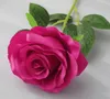 Wholesale rose artificial flowers for Wedding decorations artificial rose flowers six colors for choose long stem big roses