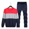 Fashion-New Fashion Men Tracksuit Högkvalitativa Mens Kläder Tröja Pullover + Byxor Casual Tennis Sport Tracksuiter Sweat Suits Hot Sell