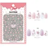 Kwiat 3D Naklejki Nail Naklejki Przezroczysty Księżyc DIY Naklejki Naklejki Porady Manicure Charm Design Kleje Porady Sztuka Do Paznokci