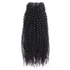 Fasci di capelli ricci afro crespi con chiusura capelli vergini brasiliani 3 pacchi con chiusura in pizzo 4x4 capelli umani Remy da 1028 pollici Extens9890687