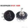 RV30YN20S B101 100R 3W Single turn carbon film potentiometer adjustable resistor