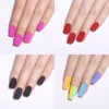 NICOLE GÜNLÜĞÜ 10g Mat Renk Daldırma Tırnak Toz Doğal Kuru Nail Art Dekorasyon Lambası Kür Nail Toz Dekorları olmadan