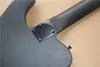 Matte Black body Electric Guitar with black pickguard,Rosewood fingerboard, offer customized.