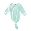 Sacs de couchage pour nouveau-nés, pyjama à boutons solides Anti-coup de pied, chemises de nuit pour bébé, emmaillotage en coton doux, printemps automne, chemises de nuit enveloppées AYP703