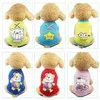 Dog Apparel Cute Pet Dogs Supplies Cat T-shirt Vest Clothes Small Breathable Puppy Soft Coat Jacket Summer Cartoon Bikini Print Clothing Outfit Pets Suppy